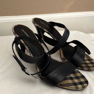 Burberry strap heels